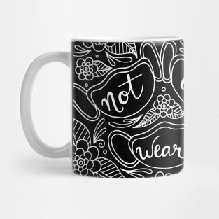 Not All Heroes Wear Capes Black and White Palette Mug